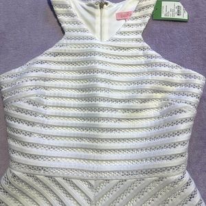 NEW Lilly Pulitzer Beautiful White Mini Dress, Size XXS.